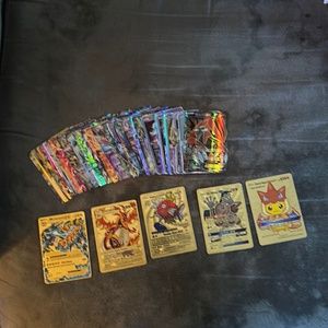 30 super rare cards and five gold cards